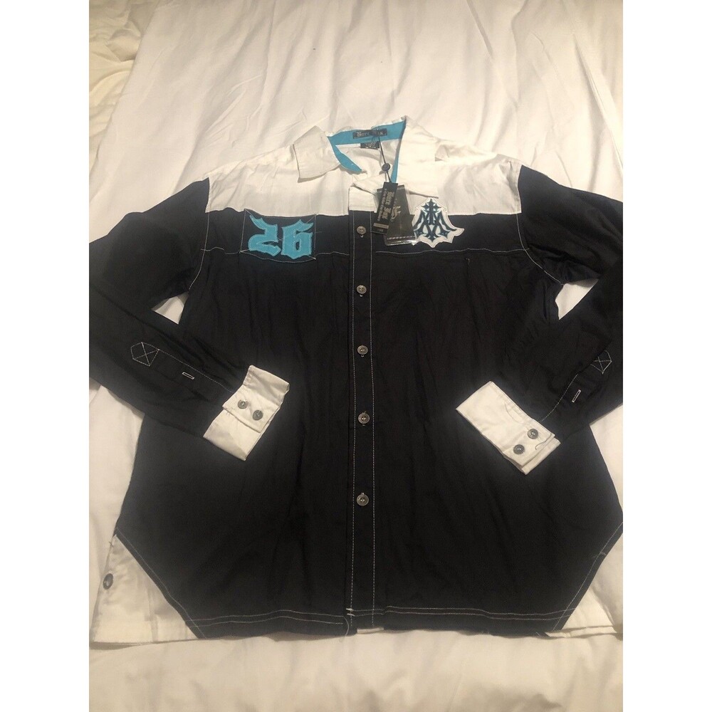 NWT Bare Fox Men's 3XL  Button Down- Imperior Couture Design